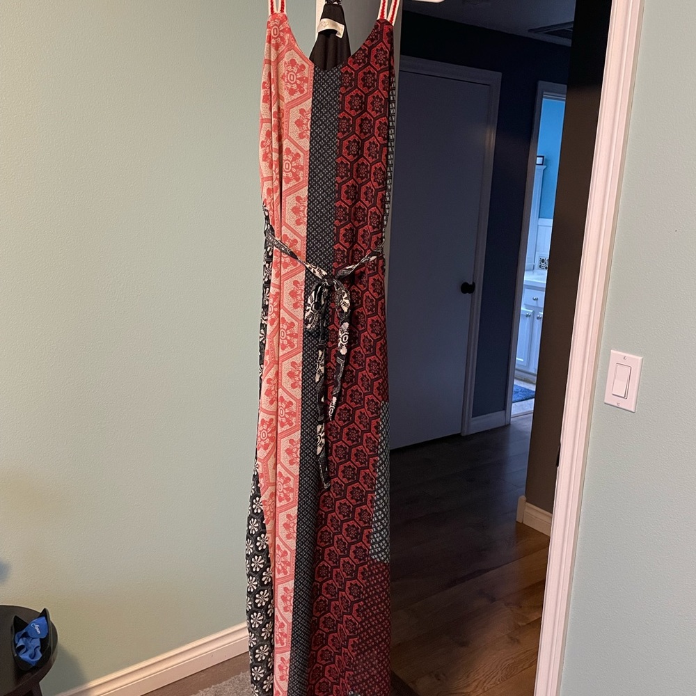 Patchwork Maxi Dress - Picture 2 of 5